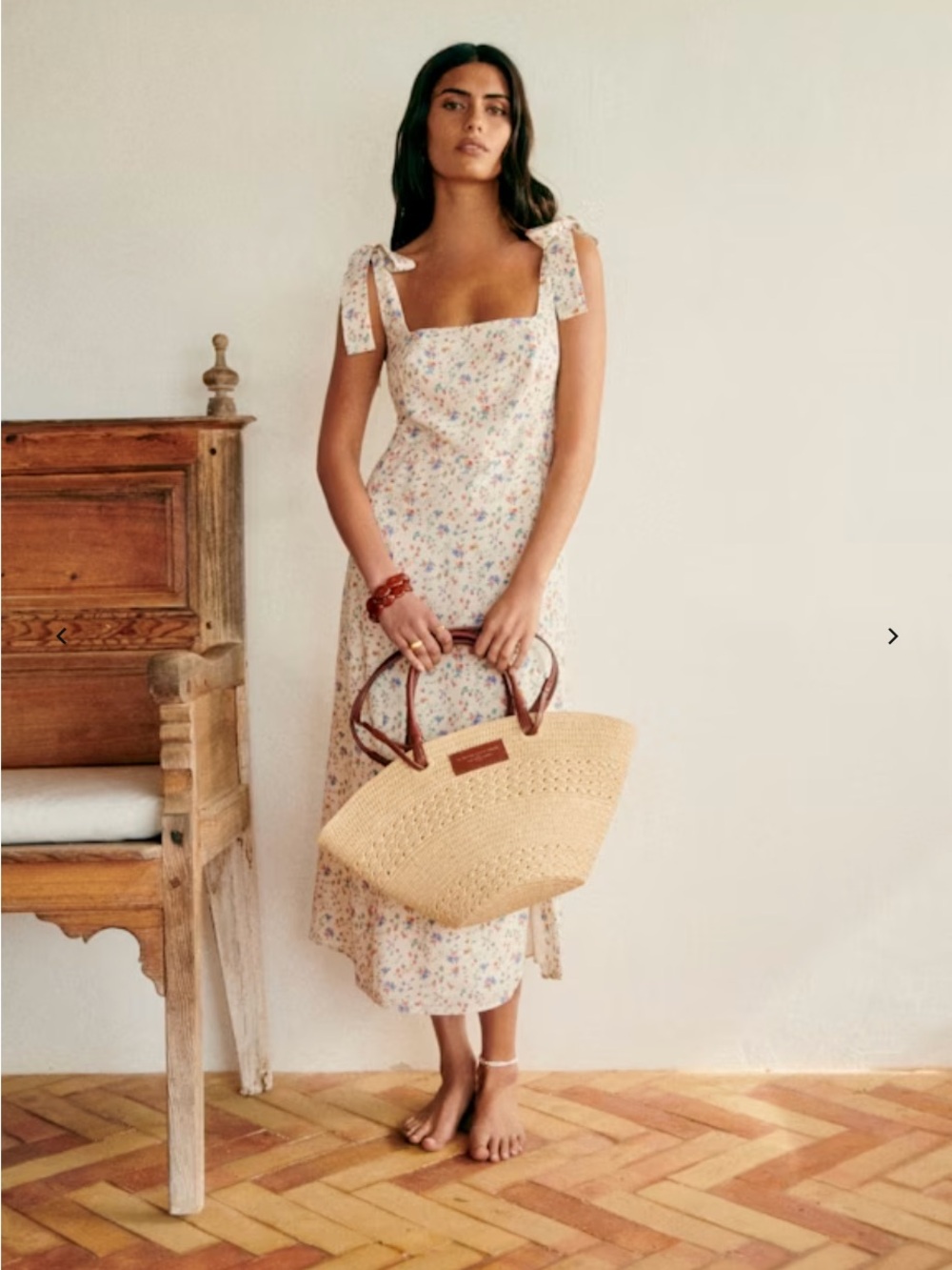 Sezane Dorotha Dress in Melia Print - Size 2